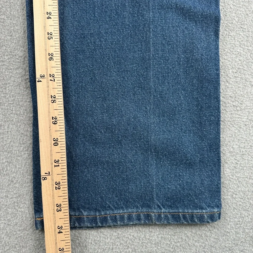 Carhartt Jeans‎ Mens 40x34 Blue Relaxed Fit B49 Straight Leg Denim Work Pants
